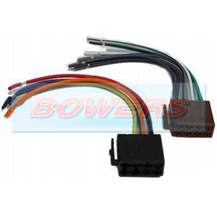 Car Stereo/Radio Wiring Harness ISO Block To Bare Wire Adaptor AIS2030